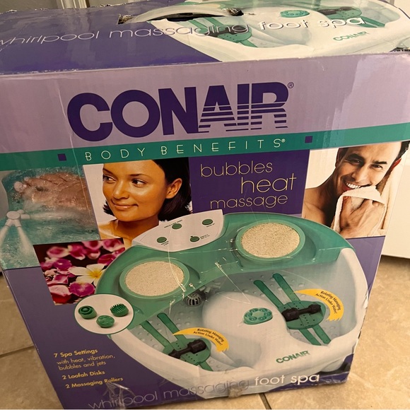 Conair Other - Con-air whirlpool bubbling massage foot spa